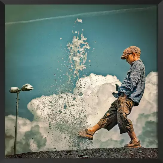 Splash boy - photo contemporaine