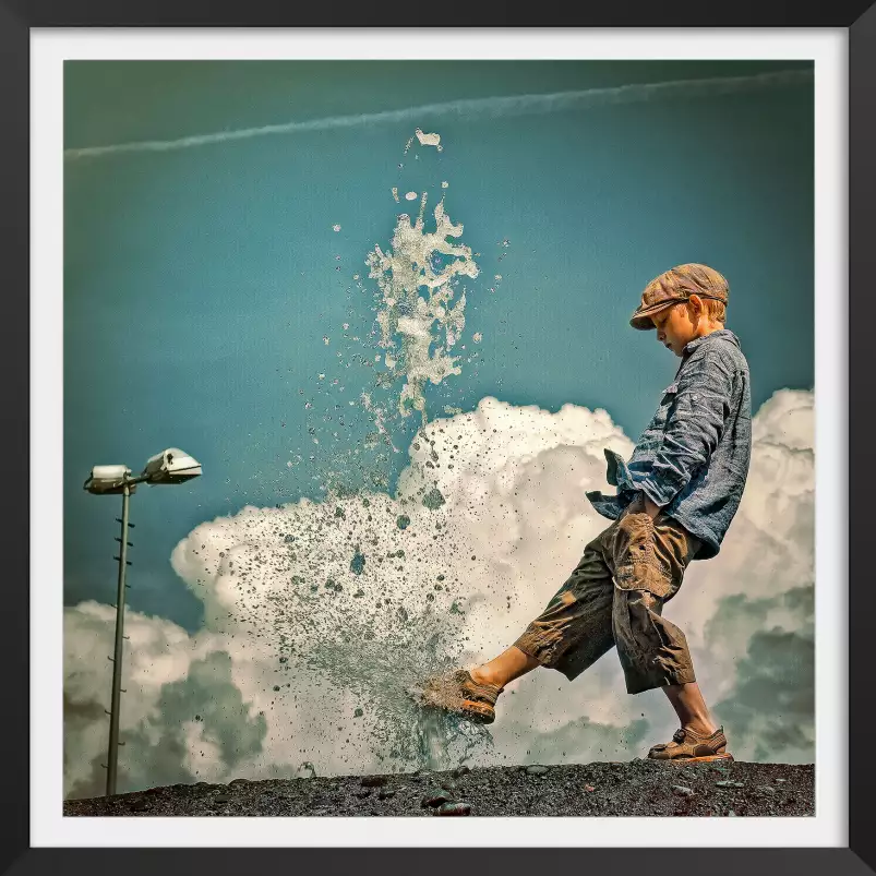 Splash boy - photo contemporaine