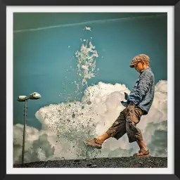 Splash boy - photo contemporaine