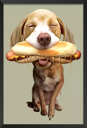 Hot-dog - poster chambre ado