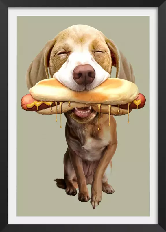 Hot-dog - poster chambre ado