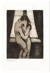 Le baiser 1895 - reproduction tableau