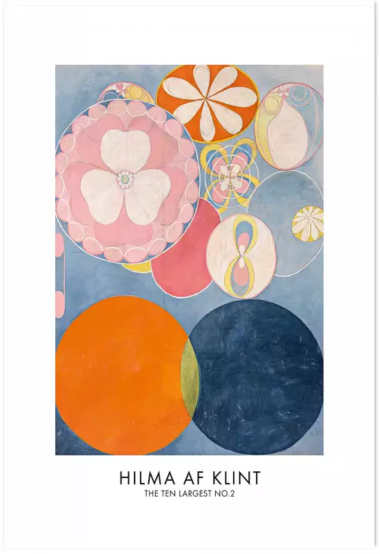 Hilma af Klint Les affiches n°2 - tableau celebre femme