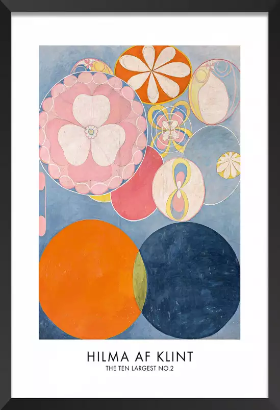 Hilma af Klint Les affiches n°2 - tableau celebre femme