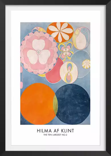 Hilma af Klint Les affiches n°2 - tableau celebre femme