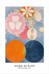 Hilma af Klint Les affiches n°2 - tableau celebre femme