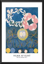 Hilma af Klint Les affiches n°1 - tableau celebre femme