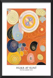 Hilma af Klint Les affiches n°3 - tableau celebre femme