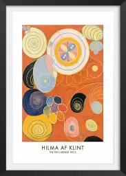 Hilma af Klint Les affiches n°3 - tableau celebre femme