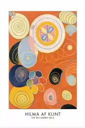 Hilma af Klint Les affiches n°3 - tableau celebre femme