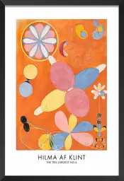 Hilma af Klint Les affiches n°4 - tableau celebre femme