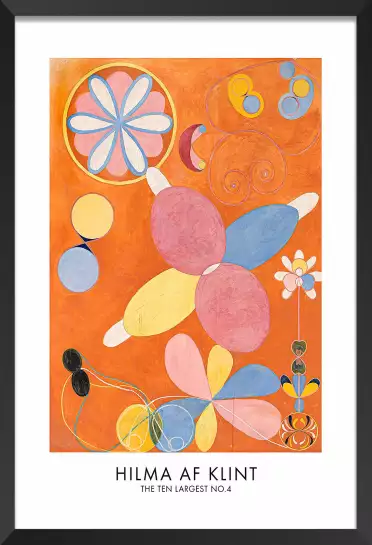 Hilma af Klint Les affiches n°4 - tableau celebre femme