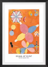 Hilma af Klint Les affiches n°4 - tableau celebre femme