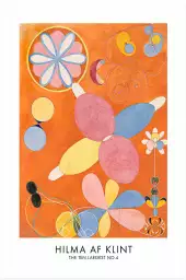 Hilma af Klint Les affiches n°4 - tableau celebre femme