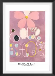 Hilma af Klint Les affiches n°5 - tableau celebre femme