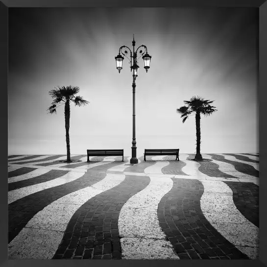 Promenade - affiche bord de mer