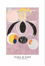 Hilma af Klint Les affiches n°6 - tableau celebre femme