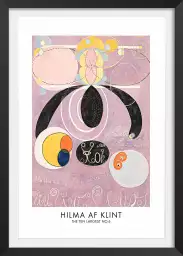 Hilma af Klint Les affiches n°6 - tableau celebre femme