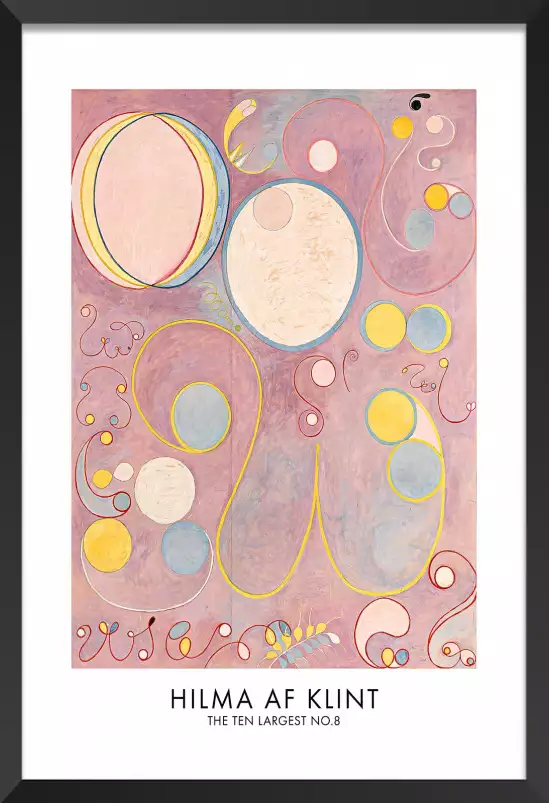 Hilma af Klint Les affiches n°8 - tableau celebre femme