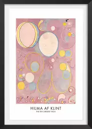 Hilma af Klint Les affiches n°8 - tableau celebre femme