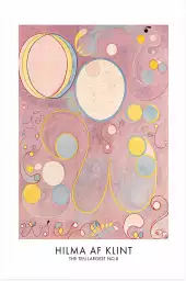 Hilma af Klint Les affiches n°8 - tableau celebre femme