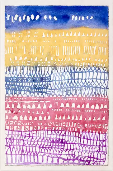 Vieille ville - Tableau de Paul Klee