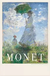 Femme avec parasol - Tableau de Claude Monet