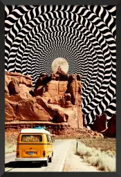 Space road trip - affiche astronomie