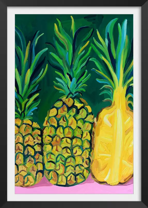 Ananas - affiche cuisine design