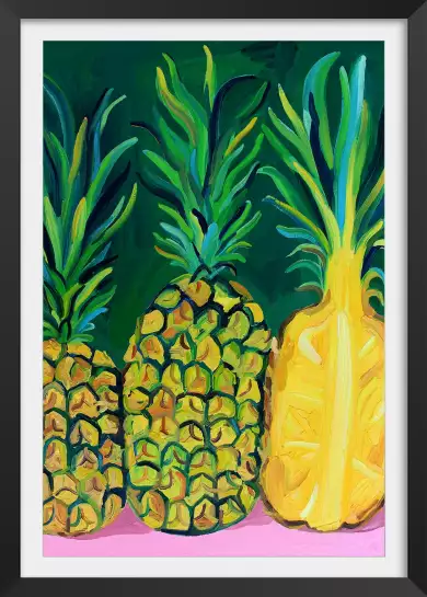 Ananas - affiche cuisine design