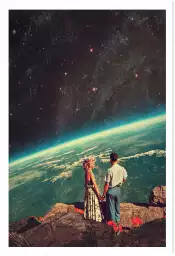 Space love - affiche astronomie