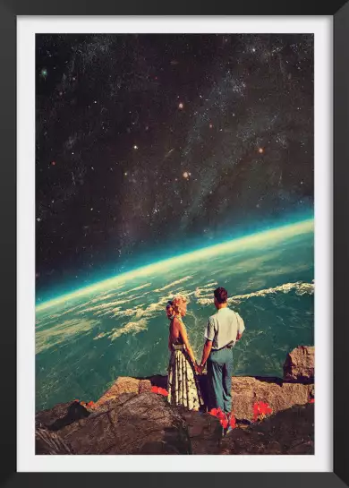 Space love - affiche astronomie