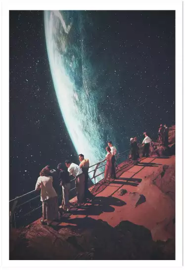 Space balcon - affiche astronomie