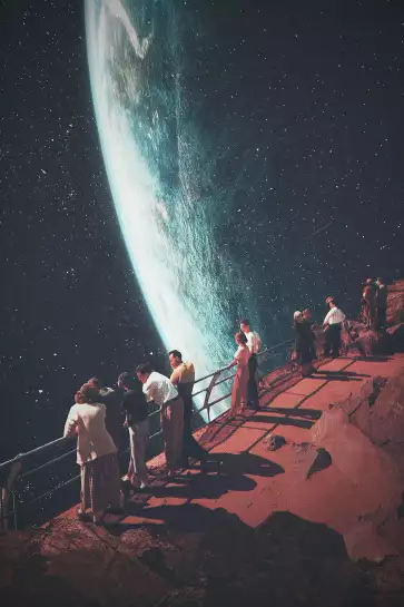 Space balcon - affiche astronomie