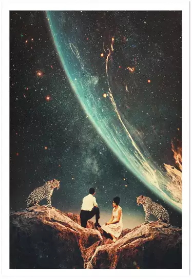 Space tiger - affiche astronomie