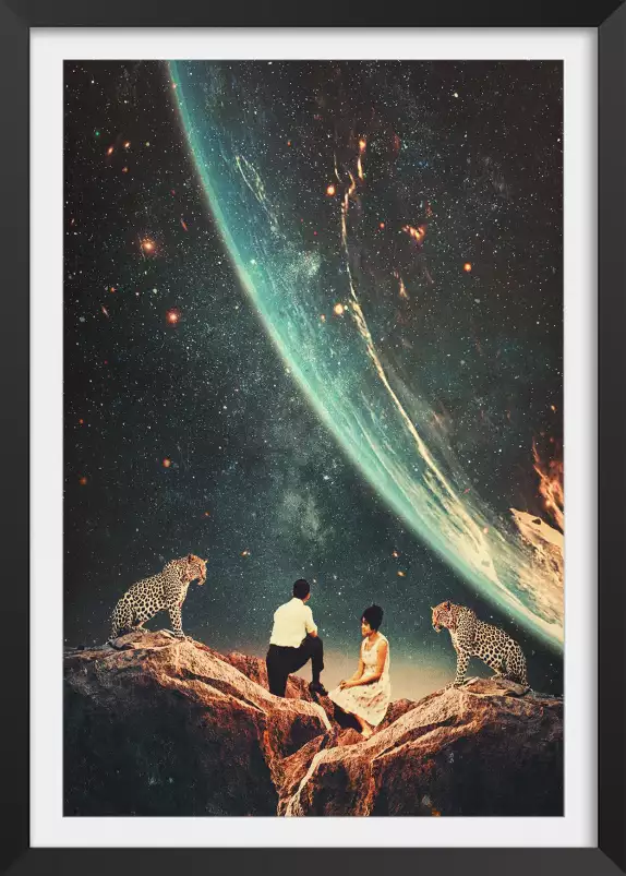 Space tiger - affiche astronomie