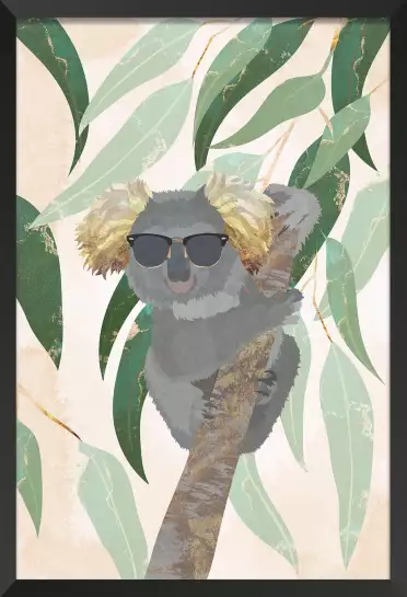 Cool koala - affiche animaux