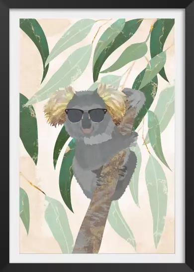 Cool koala - affiche animaux