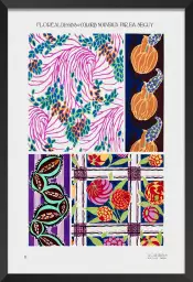 Panneau art deco 11 - tableau abstrait couleur