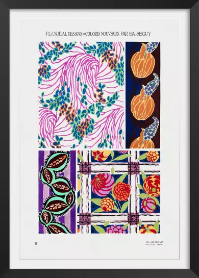 Panneau art deco 11 - tableau abstrait couleur