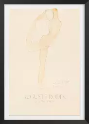 Figure dansante par Auguste Rodin - tableau celebre femme