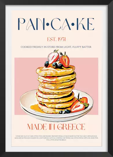 Crêpe - affiche cuisine