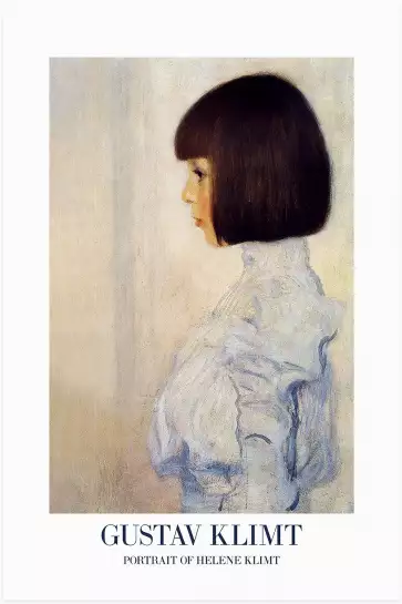 Portrait d'hélène - Tableau de Gustav Klimt