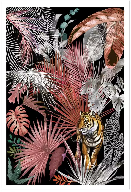 Tigre de la jungle - affiche tigre