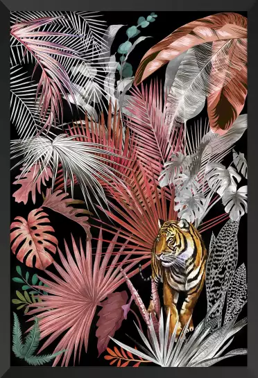 Tigre de la jungle - affiche tigre