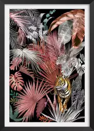 Tigre de la jungle - affiche tigre