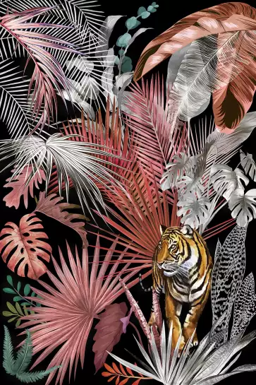 Tigre de la jungle - affiche tigre