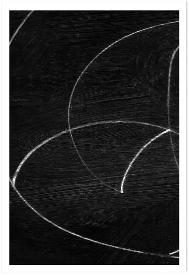 Noir trio 3 - abstrait tableau design