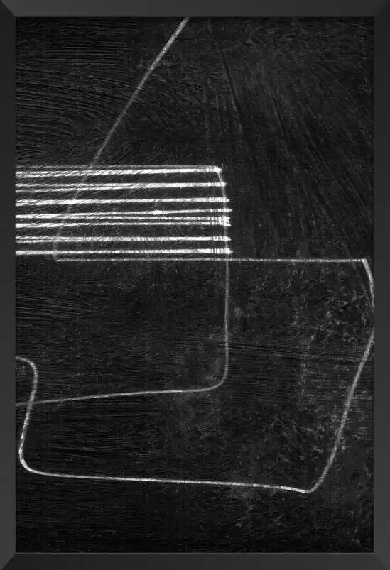 Noir  trio 2 - abstrait tableau design