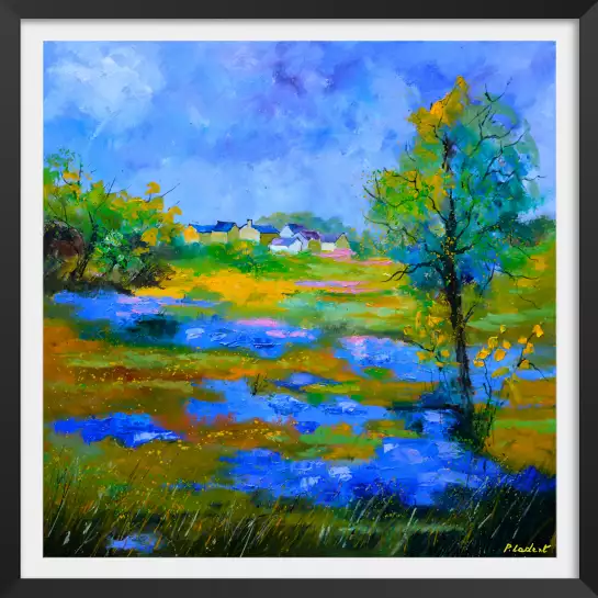 Flaque - paysage abstrait